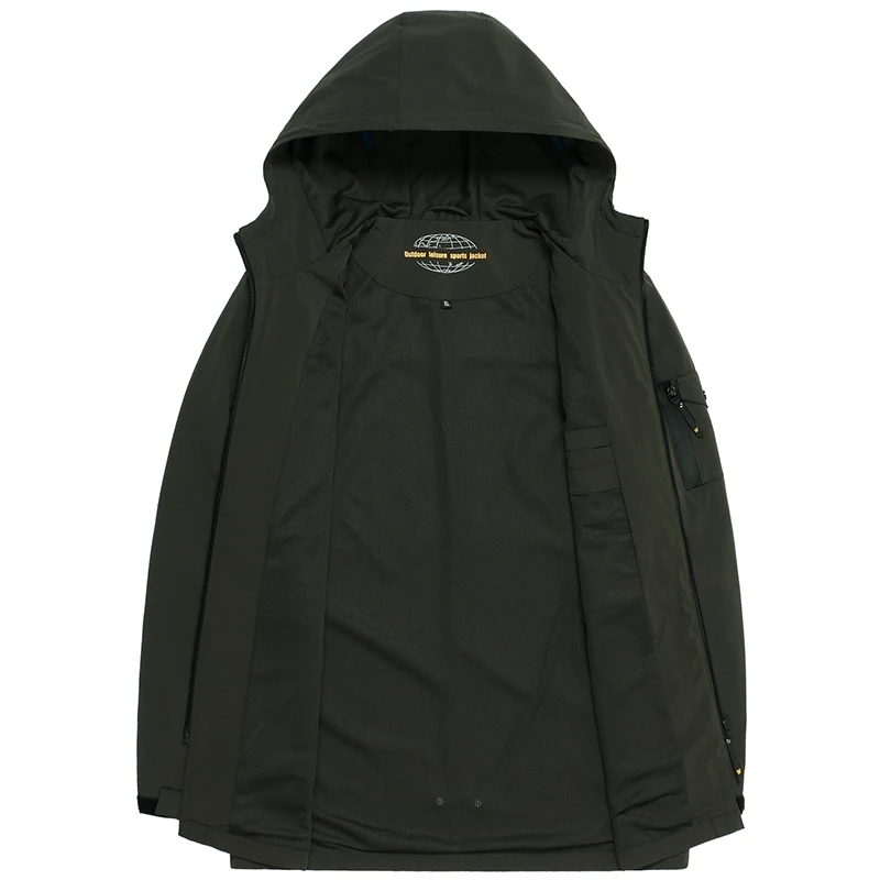 Большие размеры 10XL 8XL демисезонная верхняя одежда толстовка Manteau Veste Homme флисовая