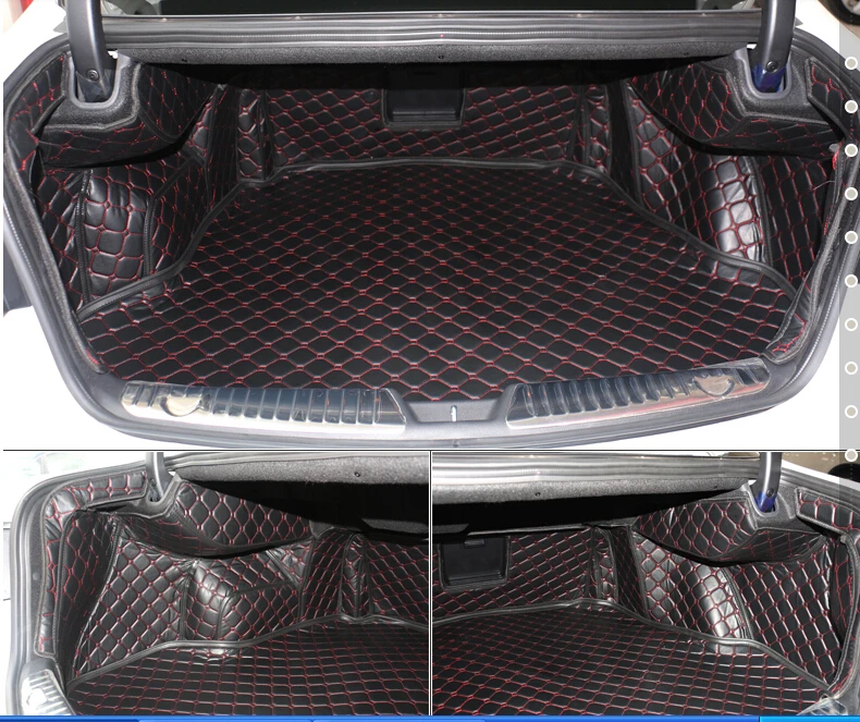 

Good quality! Special car trunk mats for KIA Cadenza 2018-2011 waterproof boot carpets cargo liner mats for Cadenza 2015