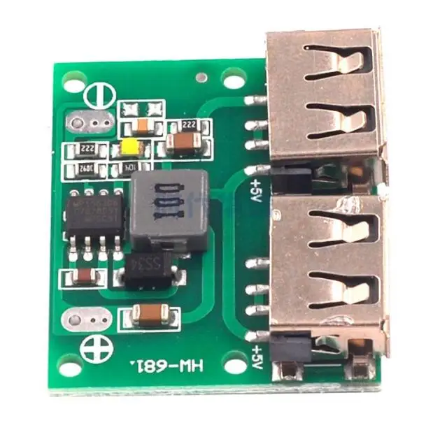 Двойной USB выход 9 В/12 В/24 В до 5 3 постоянного тока автомобильный зарядный бак