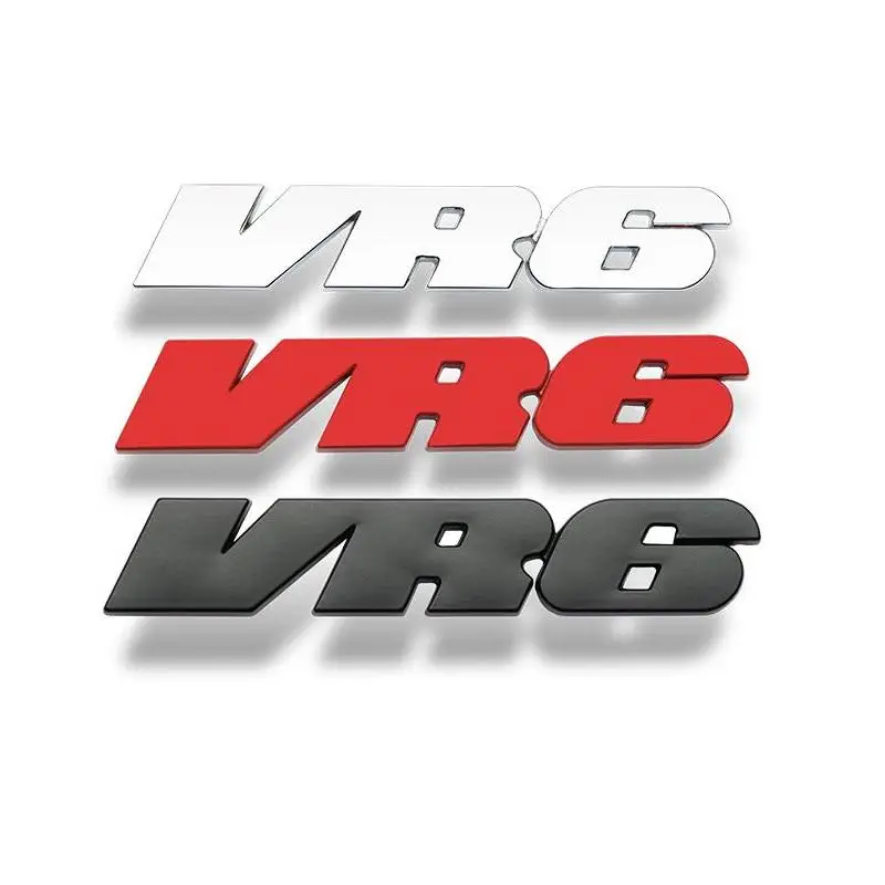 Металлический VR6 автомобильные Логотипы эмблемы значки|Наклейки на автомобиль| |