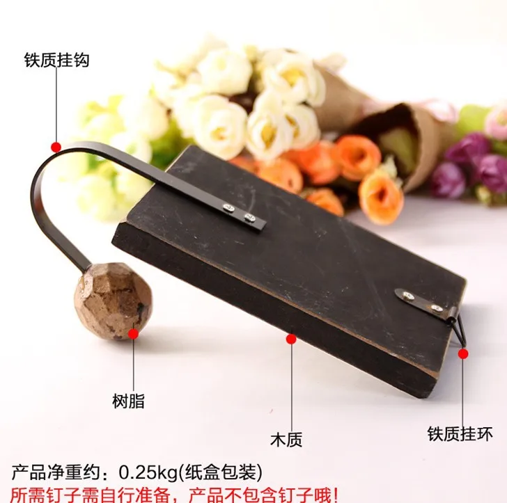 Винтажная настенная Подвеска для домашнего декора ретро Крючки пальто