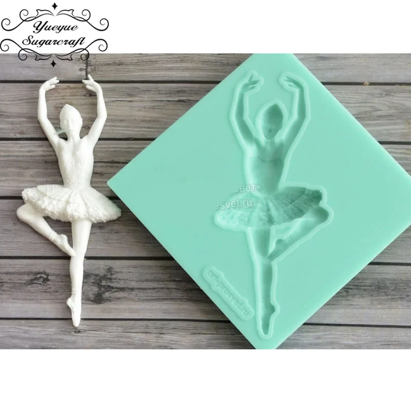 Yueyue Sugarcraft новейшая рамка для танцора силиконовая форма помадки инструменты