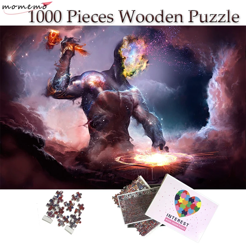 

MOMEMO Create Universe головоломка 1000 шт. пазл для взрослых волшебное искусство Patten Деревянный Пазл 1000 домашний декор коллекционный подарок