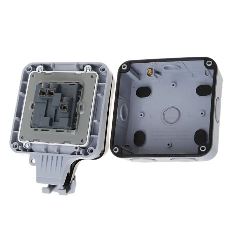 220-250V UK Standard Outdoor Wall Switch Socket IP66 Weather&ampDust Proof Power Outlet |