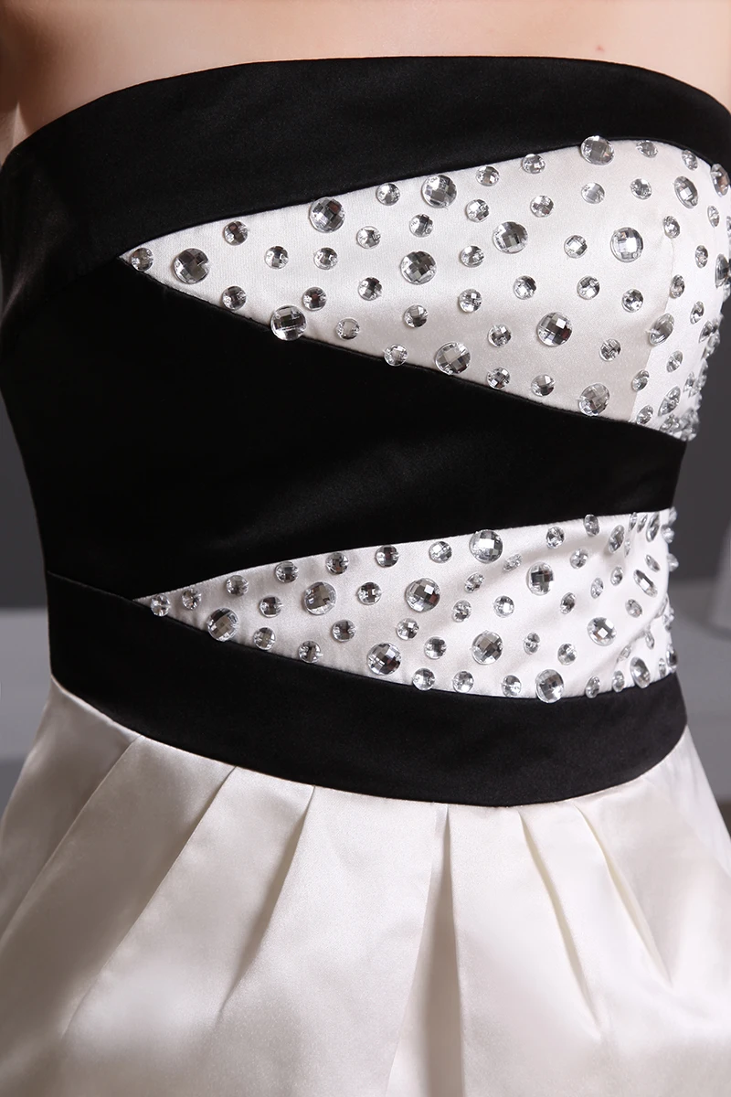 Короткая атласная юбка-карандаш контрастных цветов коктейльные платья без