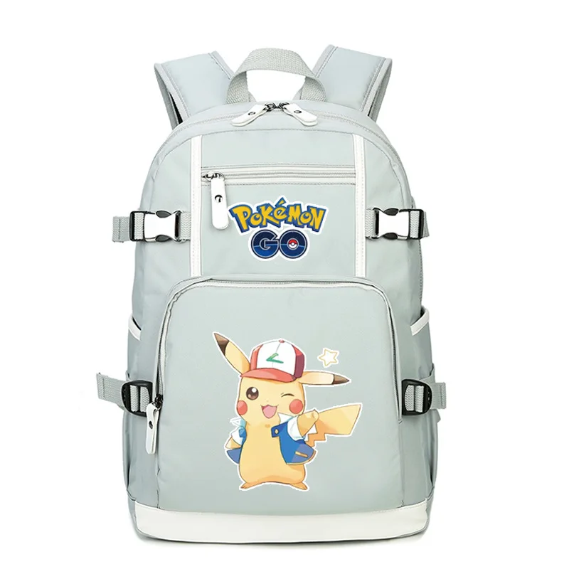 Go Pikachu Eevee дизайнерский Рюкзак Школьная Сумка повседневная Молодежная Студенческая книга дорожные сумки для ноутбуков - Цвет: Style 21