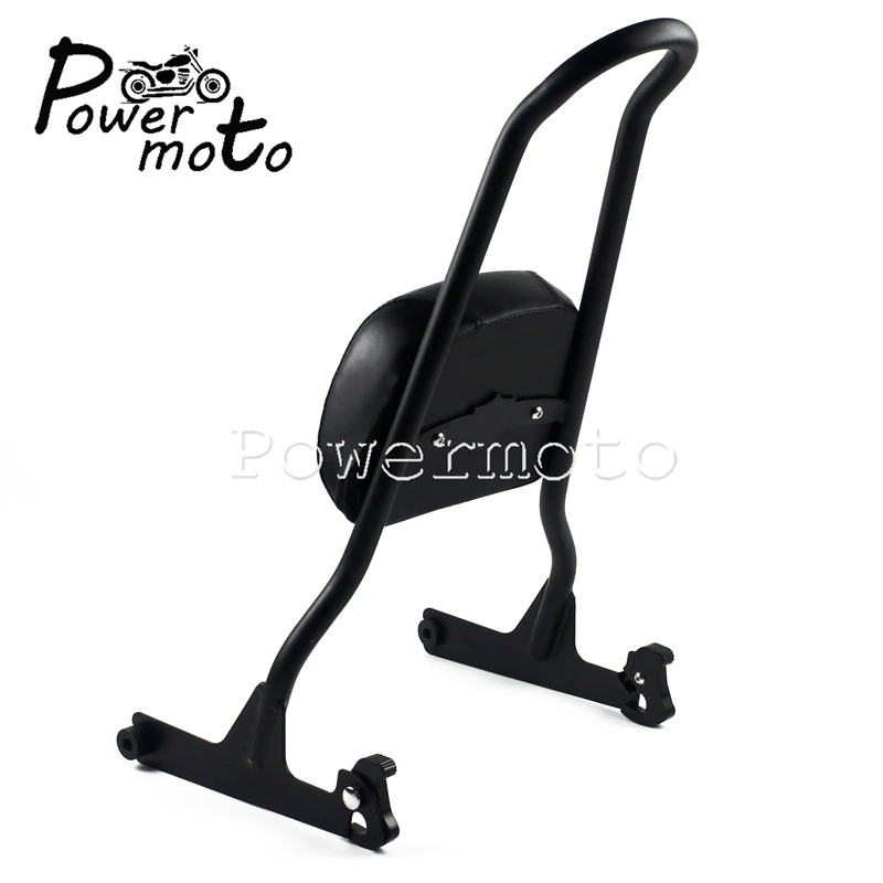 Мотоцикл пассажирский Sissy бар спинка Накладка для Harley Softail Fat Boy FLSTF FLSTFB FXST FXSTB FXSTC