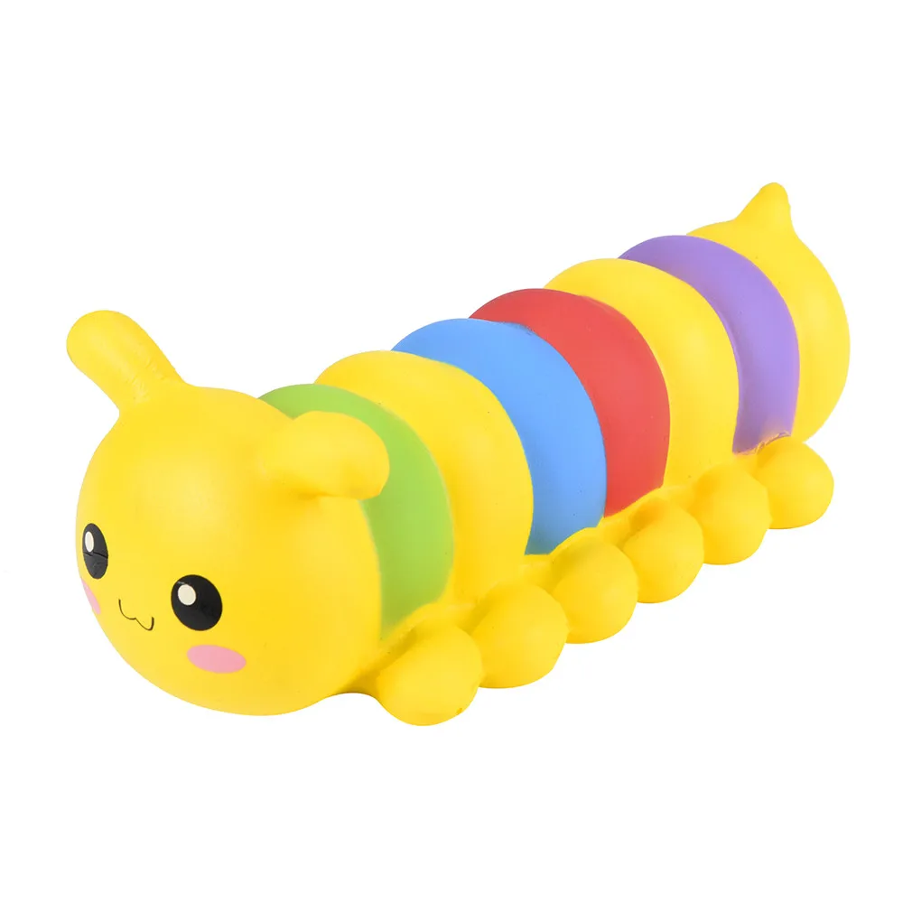 17 см Jumbo Squishy гусеница медленно растет крем ароматическая игрушка для снятия