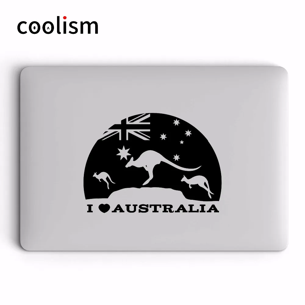 С надписью I Love Австралия &quotноутбука Стикеры для Apple MacBook Air Pro Retina 11 12 13 14 15 дюймов