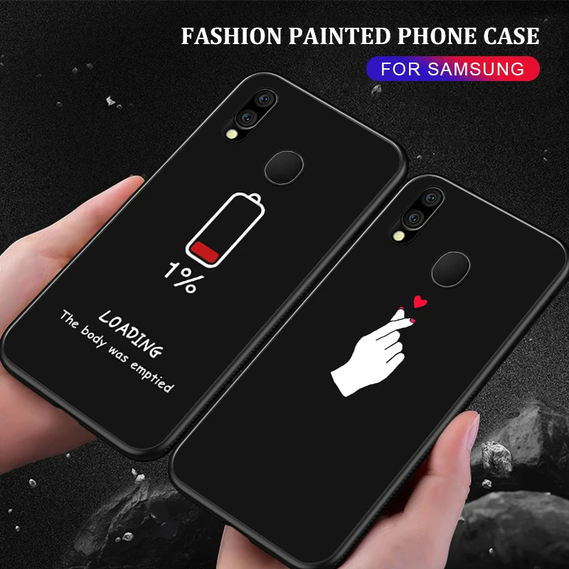 Full Protector Case For Samsung Galaxy M10 M20 M30 A10 A20 A20E A30 A40 A50 A60 A70 A2 Core A7 2018 A6S A8S Soft TPU Cover | Мобильные