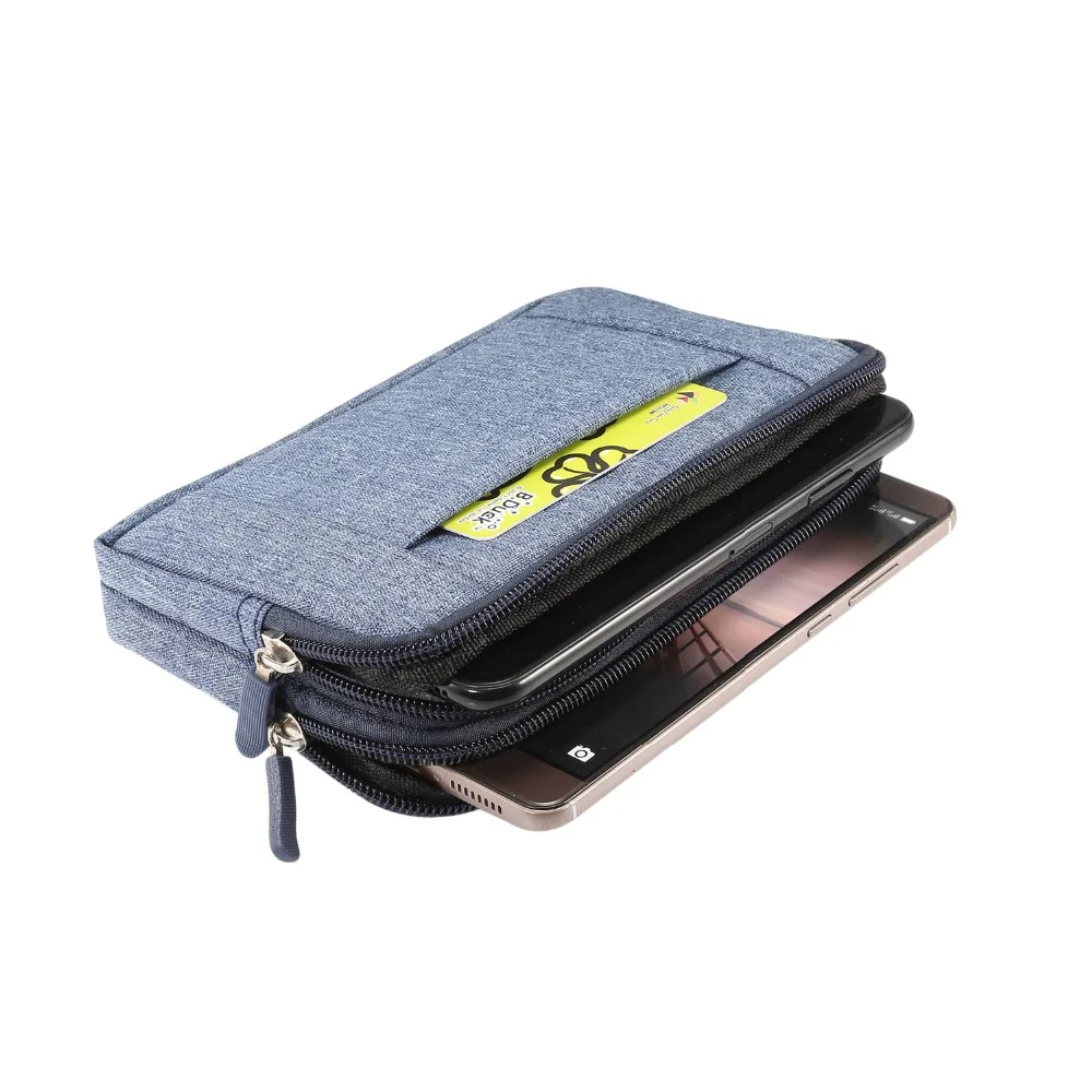 Alcatel 3C 3V 3X 5 bag fashion Universal Double layer Wallet Case Cover Belt Clip For 3 C X V Phone Bags | Мобильные телефоны и