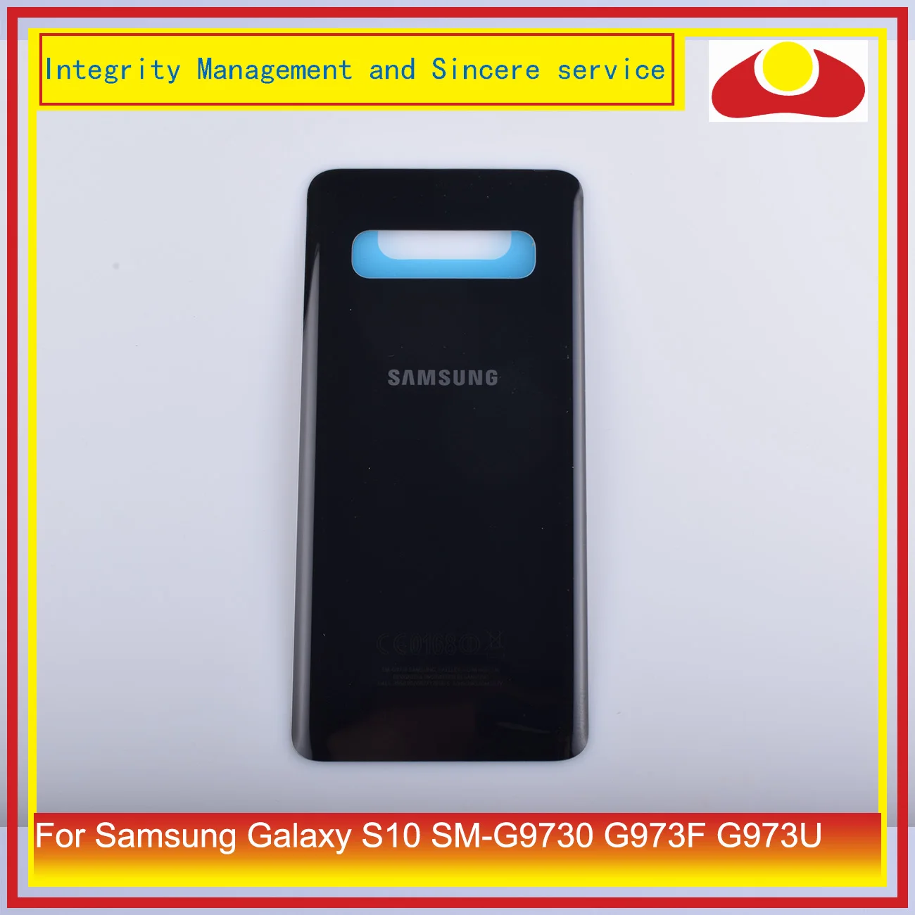 Для samsung Galaxy S10 G973F SM-G973F G973 корпус батарея Дверь Задняя стеклянная крышка чехол S10 Корпус Замена
