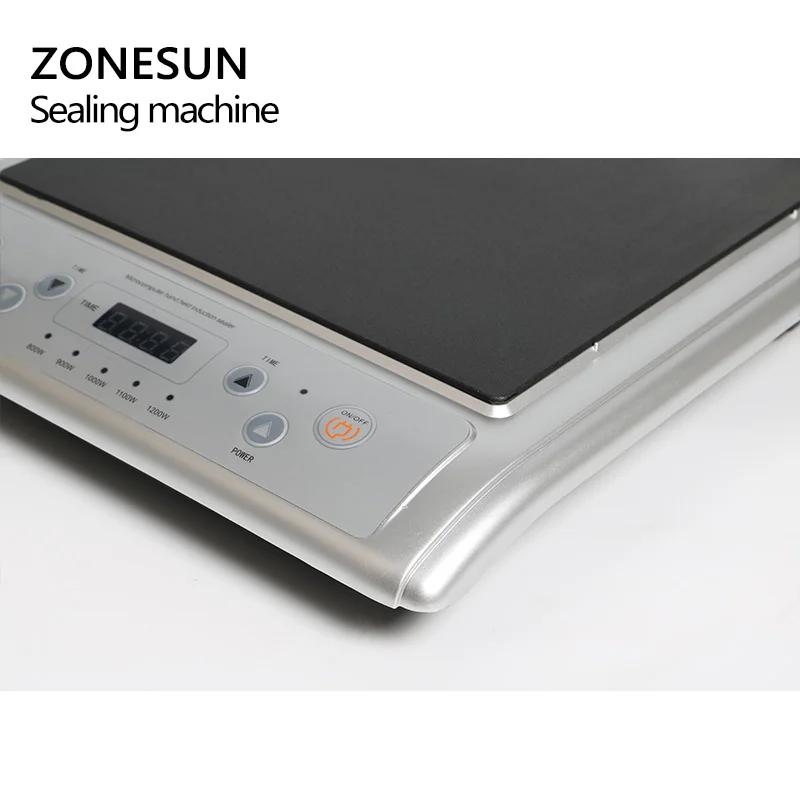 ZONESUN 220 В электромагнитный индукционный упаковщик машина для запечатывания