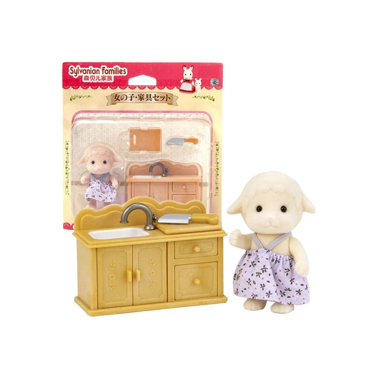 Мебель для кукольного домика аксессуары игрушка кукла овечка сестра и раковина