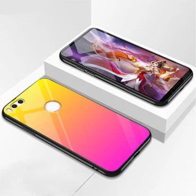 Coque для Smartisan Nut U3 чехол из закаленного стекла с градиентом+ чехол с мягкими краями для Smartisan NutU3 U 3 dream glass чехол s phone shell - Цвет: A2