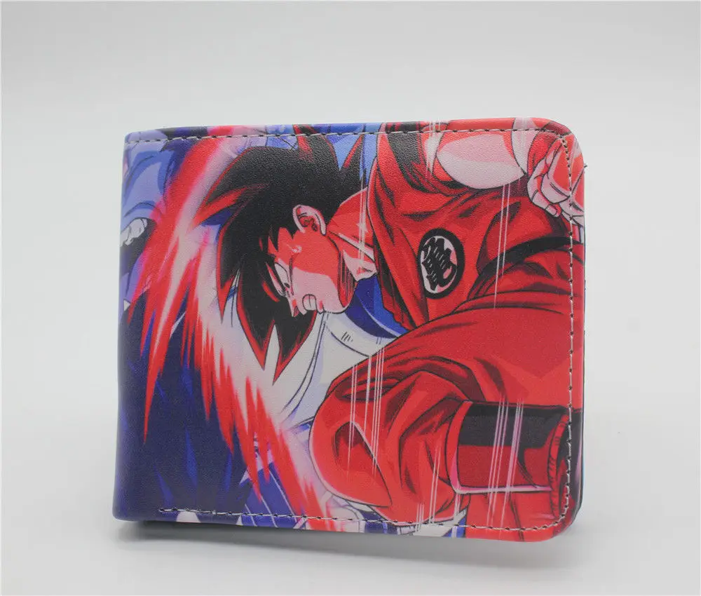 Мужской женский кошелек Dragon Ball Z кошелек молодых студентов аниме модные короткие кошельки мультфильм комикс кошелек доллар цена Otaku подарок