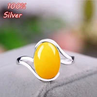 2018 new fashion 925 sterling silver color oval base inlaid wax turquoise ring blanks settings adjustable ring diy jewelry