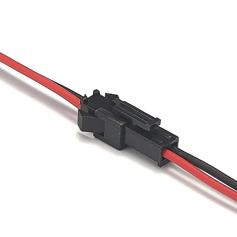 2 ядра женский мужской SM JST разъем кабель 20AWG 0 5 мм продлить провода для 5050