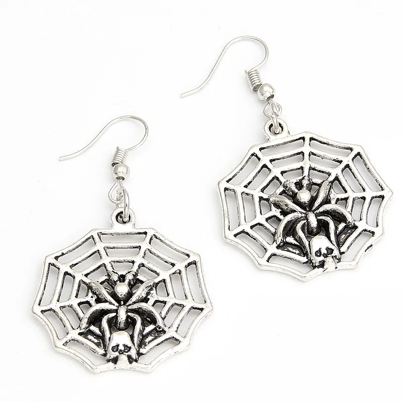 1 пара Новое поступление милые серьги ручной работы в виде паутины для женщин