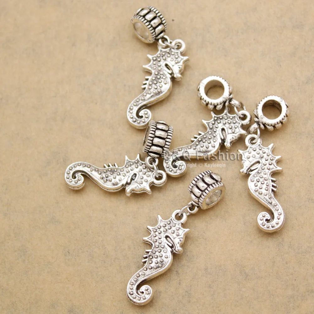 5x Пляж Морская лошадь раста Мамбо бисер дреды страшные плетеные волосы заколка