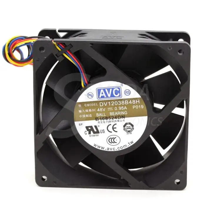 Оригинальный Для AVC DC 48V 0.95A DV12038B48H 12 см 12038 промышленный инвертор Охлаждающие