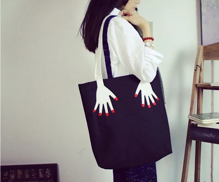 Холщовая Сумка для покупок женские сумки 2018 новые уникальные на плечо пляжные