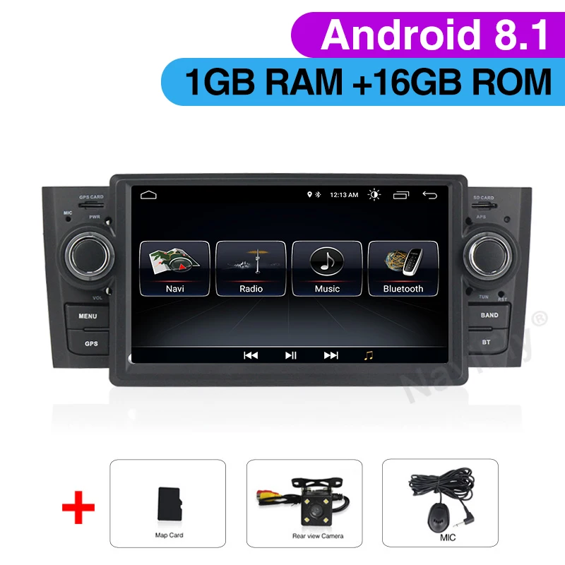 Car dvd Camera Новинка! Android 9,1 Автомобильный dvd Радио для Fiat Grande Punto Linea 2007 2008 2009 2010 2011 2012 dvd плеер аудио WI-FI RDS gps карта MIC - Цвет: Car dvd Camera