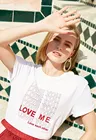 Love you love друг к другу женская футболка camisetas Графический гранж tumblr Цитата эстетическое в винтажном стиле, в стиле 90-х модная, топы, футболки