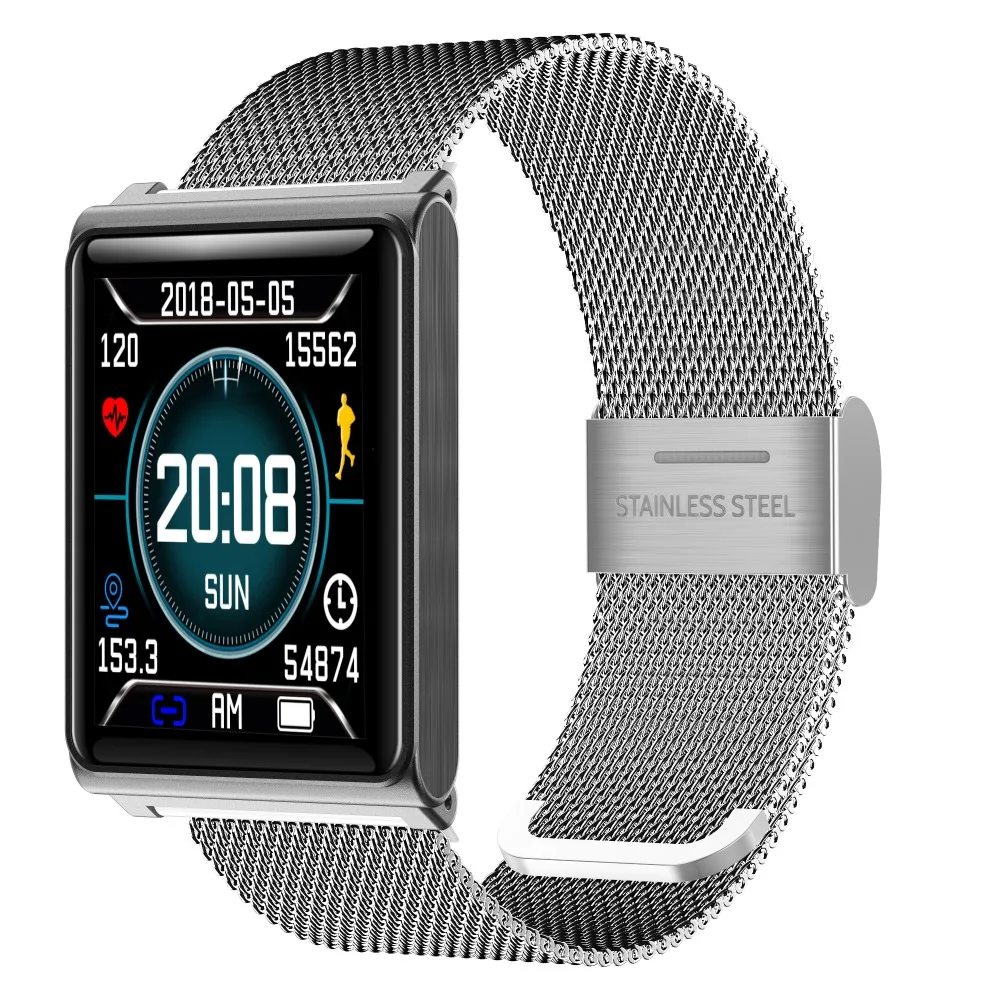 PLYSIN N98 Smart Watch Bluetooth Smartwatch with Camera Heart Rate Anti-lost Wrist Support Android IOS for Men Women | Электроника