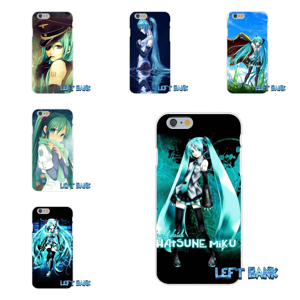 Аниме Dakimakura Япония Hatsune Miku Тонкий силиконовый чехол для iPhone X XR XS MAX 4 4s 5 5S 5C SE 6 S 7 8