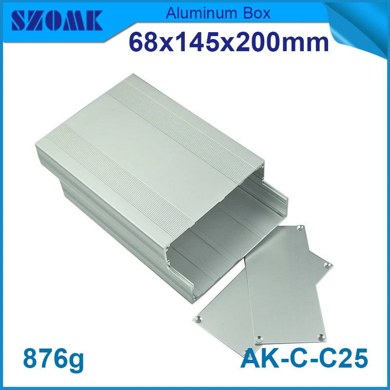 10 pcs/lot metal electronic ip 54 enclosures aluminium 68*145*200mm aluminum extrusion panel | Обустройство дома