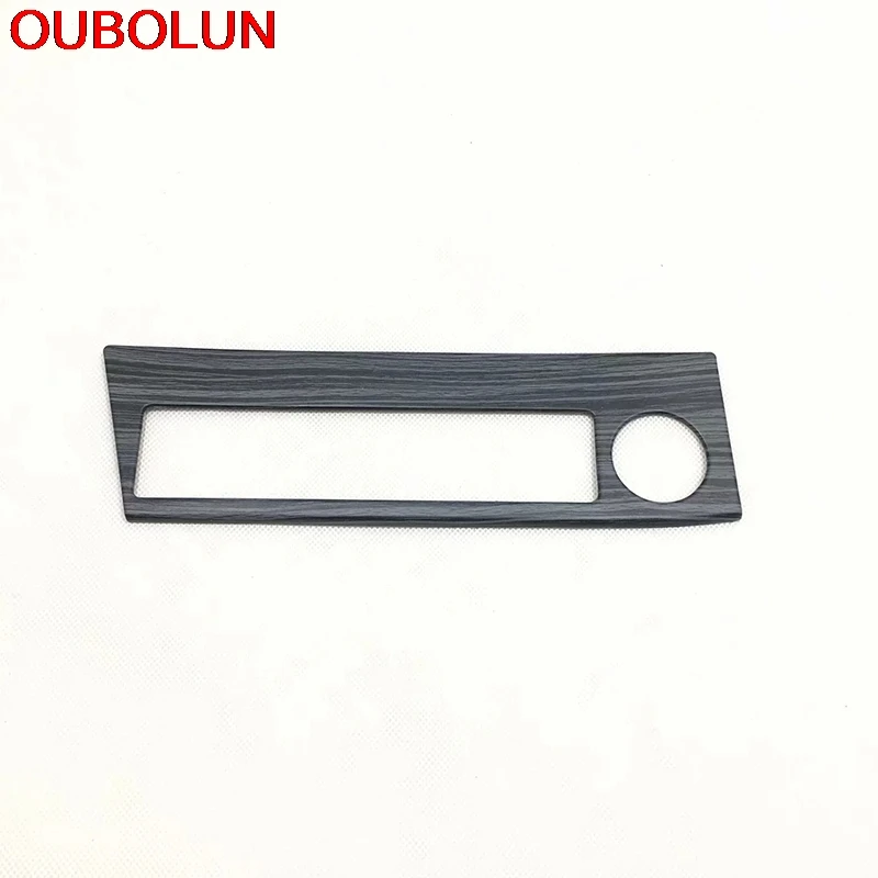 OUBOLUN ABS деревянная краска черные аксессуары для интерьера Toyota RAV4 2016 2017 2018 передняя