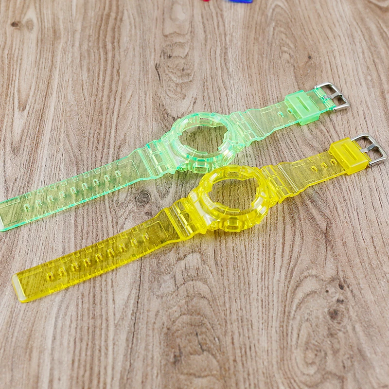 Женские часы с аксессуарами для Casio baby-g серии прозрачный ремешок BA-111 110 112 120 Смола ремешок серии