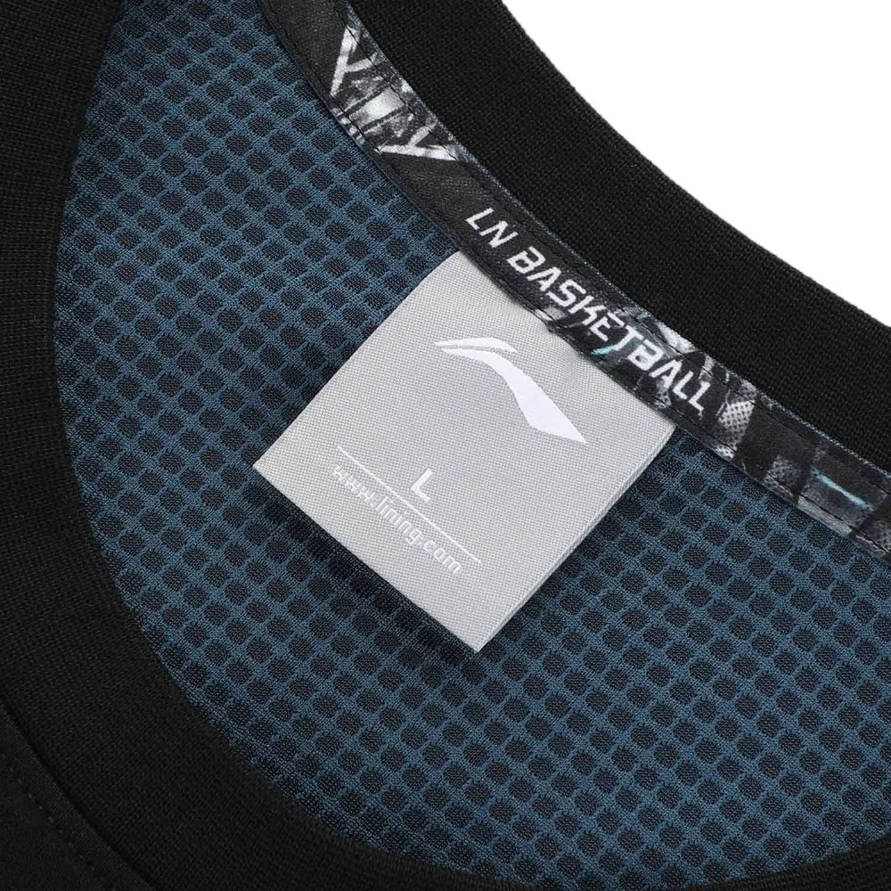 Li Ning мужской баскетбольный свитер толстовка с капюшоном 74% хлопок 26% полиэстер