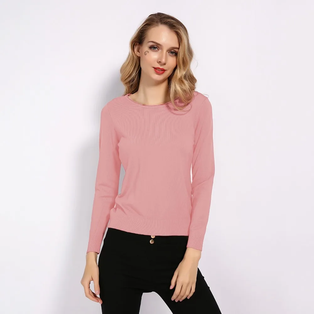 GCAROL, Новое поступление, Осень-зима, 30% шерсть, свитер, стрейч, OL, вязанный джемпер, яркий цвет, базовый, вязаные топы, S-2XL