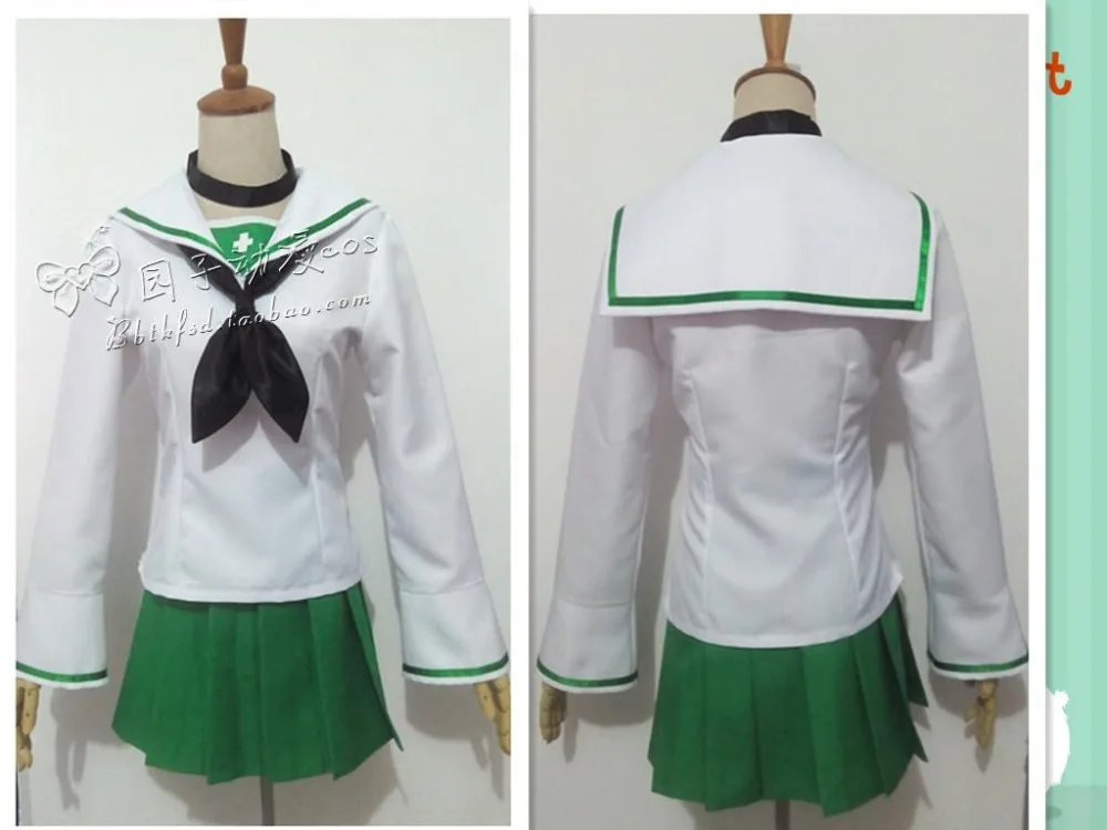 

Japanese Hot Anime GIRLS und PANZER cosplay Nishizumi Miho/saori takebe/yukari akiyama/Reizei Mako cos School uniforms