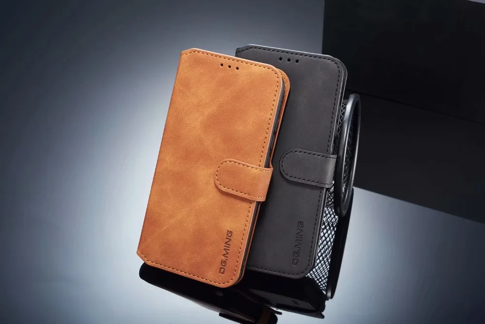 Кожаный чехол-книжка в стиле ретро для Xiao mi Red mi 8A K20 7 7A 6 Pro 6A Note 6Pro mi 9 SE 8 Lite 9T чехол-кошелек с 3 отделениями для карт бизнес-Чехол