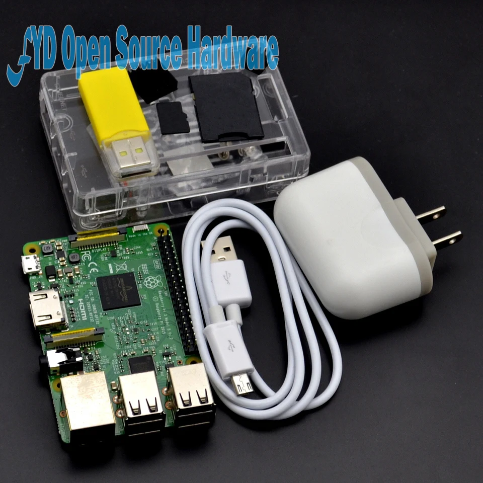1 комплект Raspberry Pi 3 Starter Kit с Model B + 5V 2.5A EUUSUKAU источник питания радиаторы чехол