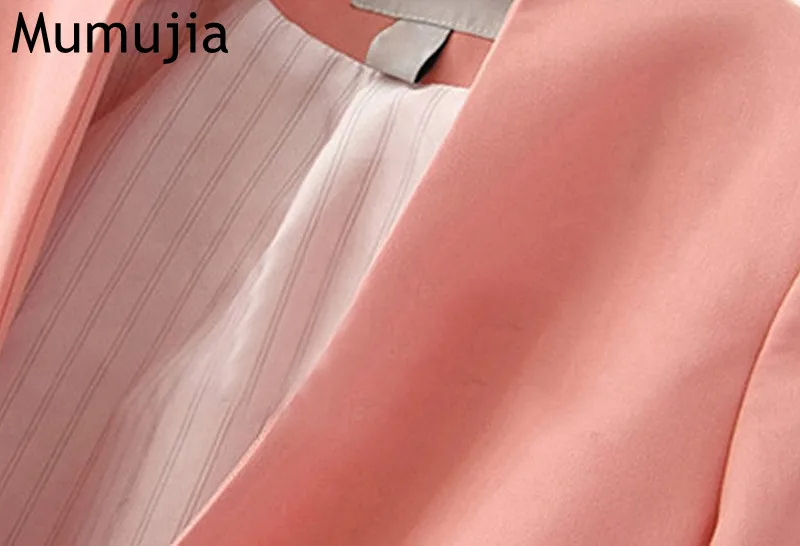 2018 женские Складные рукава легкий офисный Блейзер карамельного цвета