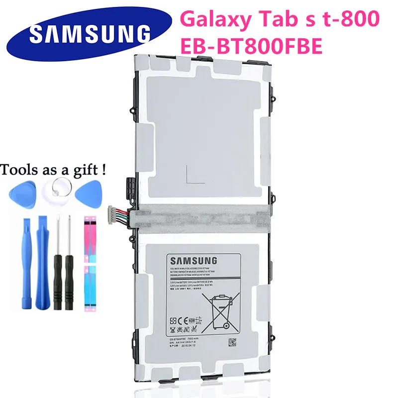 Новинка 100% Оригинальная Аккумуляторная батарея Samsung 7900 мАч для Galaxy Tab S 10 5 телефон
