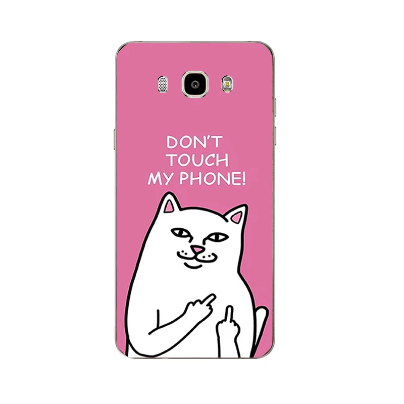 Сделай Сам для Samsung Galaxy J7 2015/2016/2017 чехол J700/J710 J730 S4 S5 Мягкий ТПУ с принтом кошки |