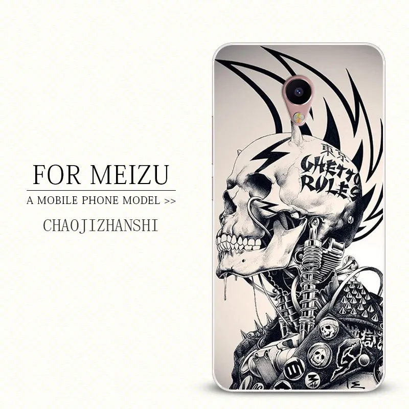 Original Phone Cases For Meizu E Case 5.5 inch Soft TPU Silicone Capa Cute Coque Painting Back Cover |