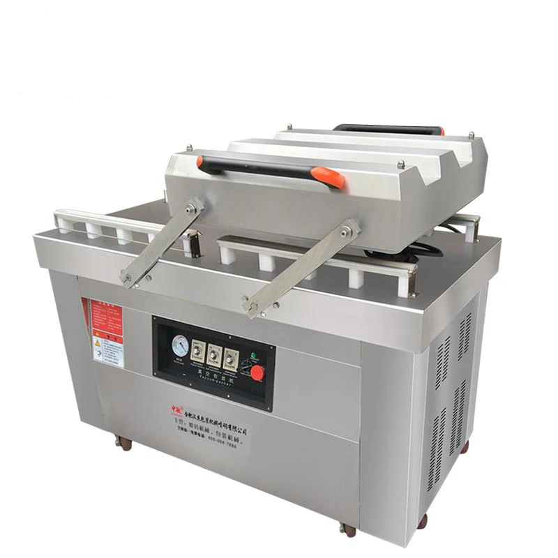 

Automatic Vacuum Food Sealer Double Chamber Vacuum Dry-Wet Vacuum Sealed Steel Sealing Machine DZ-600