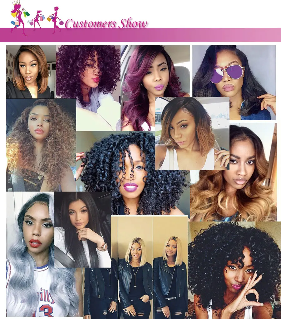 Высококачественные Синтетические Кружева Перед Парики Короткие Afro Kinky Вьющиеся