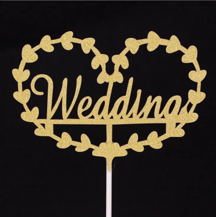 1 шт творческий торт Топпер флаги с надписью Happy Birthday принцессы золотого и