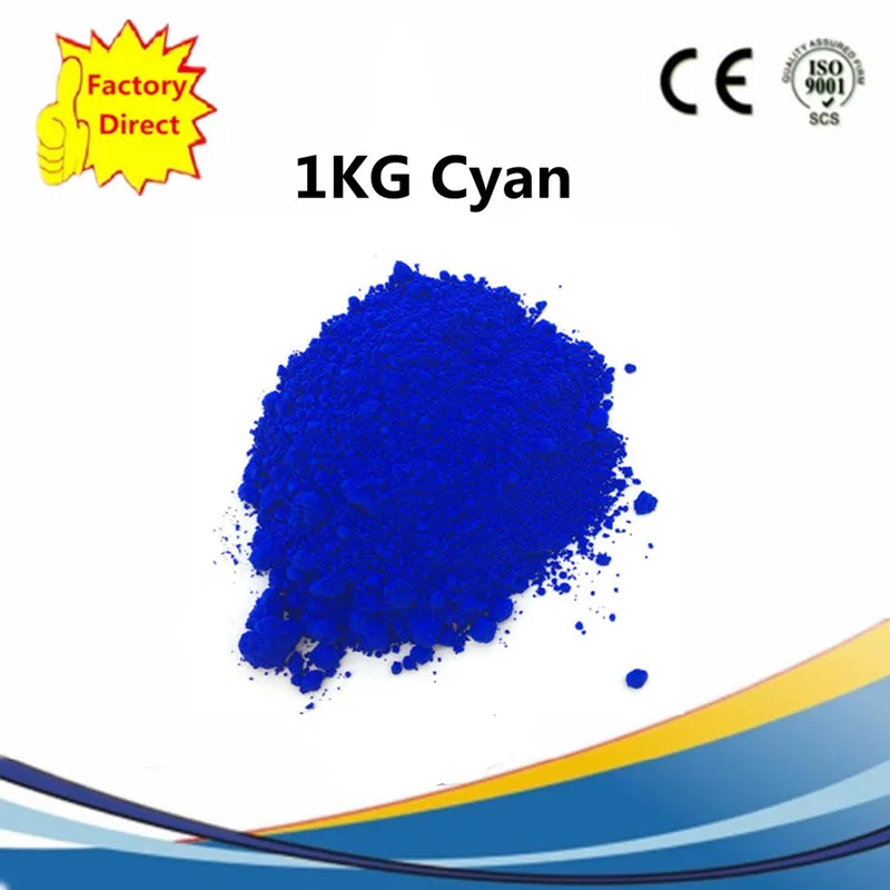 1 кг/пакет заправка лазерный копировальный аппарат цветной тонер порошок наборы