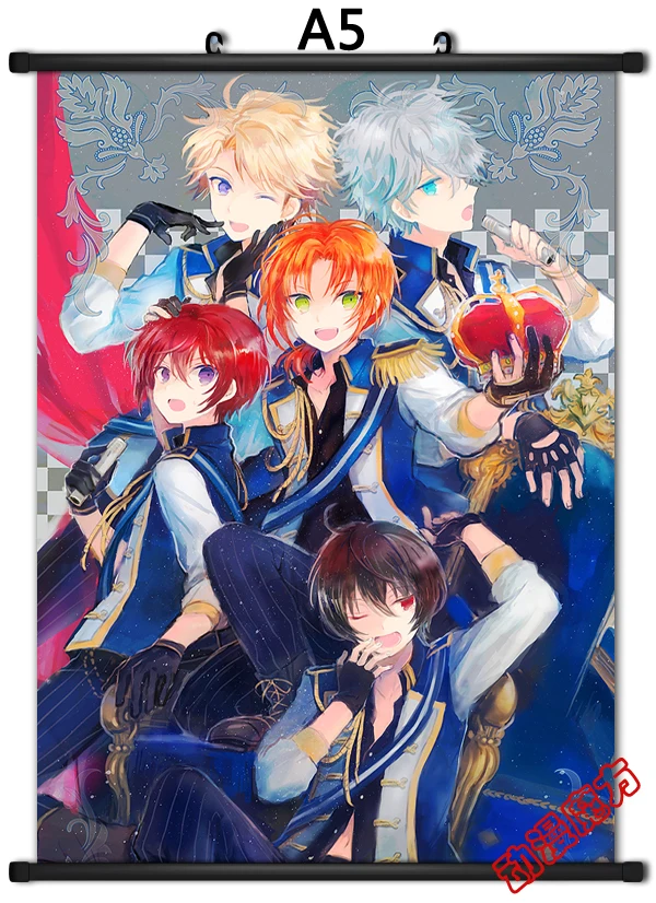 Японское аниме ансамбль звезды Akehoshi Subaru& Hidaka Hokuto& Yuuki Makoto домашний Декор стены прокрутки Декоративные плакаты с картинками