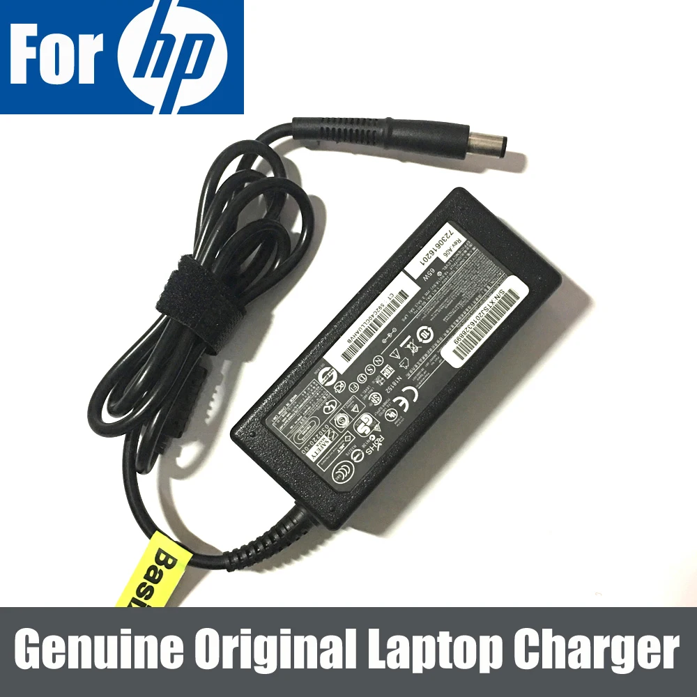 

18.5V 3.5A 65W Original AC Adapter Charger Power Supply for HP G30 G60T G60-249W G60-243DX /G60-230US G50T G50-126NR G50-123NR