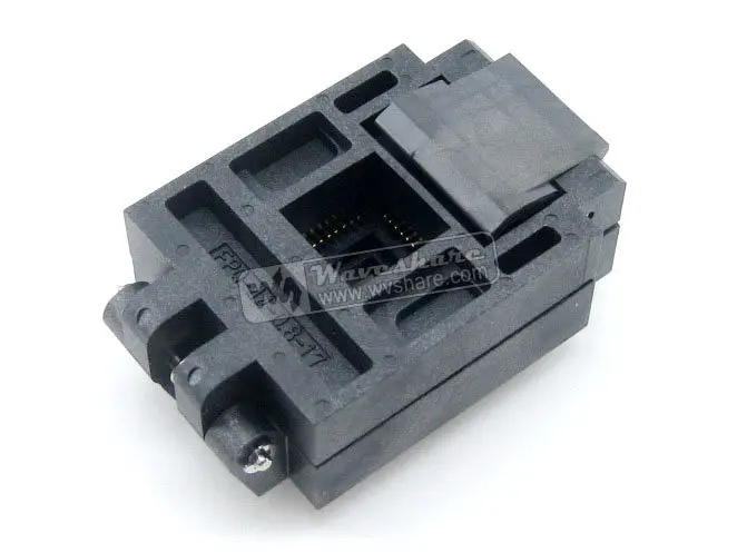 QFP44 TQFP44 FQFP44 PQFP44 FPQ-44-0.8-17 Enplas IC тестовый Адаптер для программирования гнезда 0 8 мм