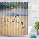 Занавеска для душа из полиэстера, 72 дюйма, 12 крючков